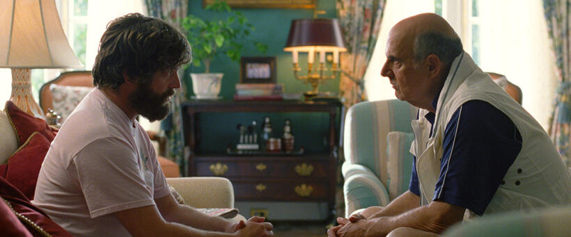 Zach Galifianakis as Alan and Jeffrey Tambor as Sid in "The Hangover Part III."