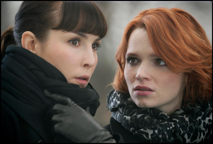 Noomi Rapace as Isabelle and Karoline Herfurth as Dani in "Passion."