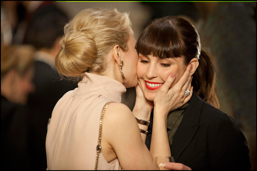 Rachel McAdams as Christine and Noomi Rapace as Isabelle in "Passion."