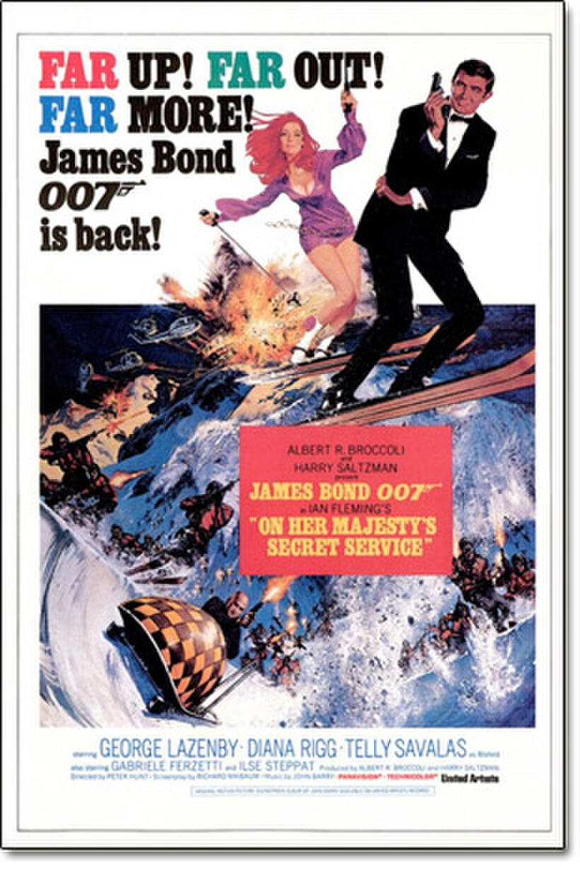 Poster art for "On Her Majesty's Secret Service."