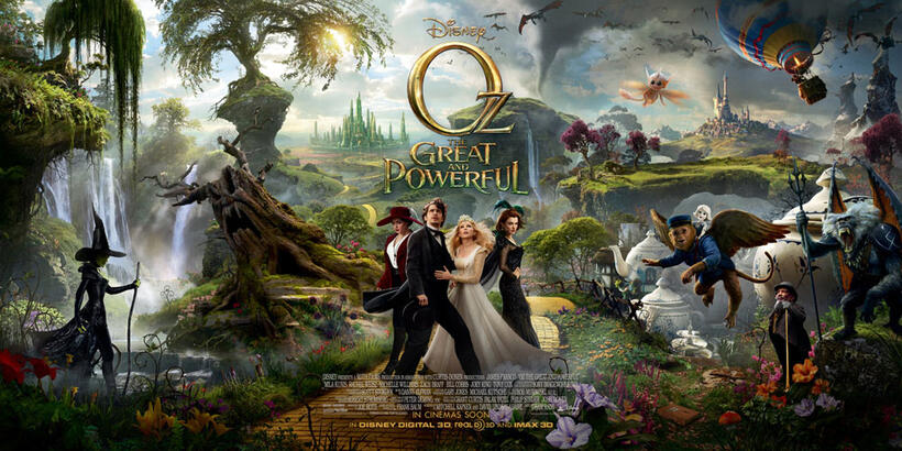 Poster art for "Oz: The Great and Powerful."