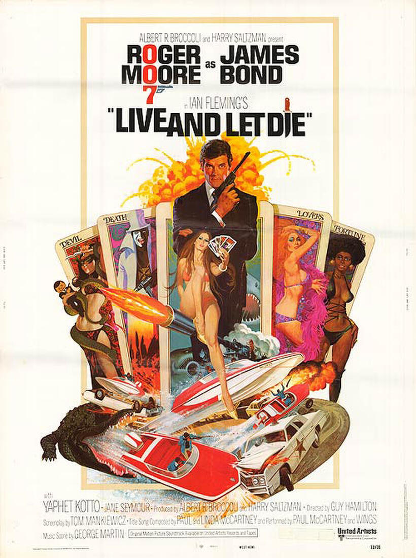 Poster art for "Live and Let Die."