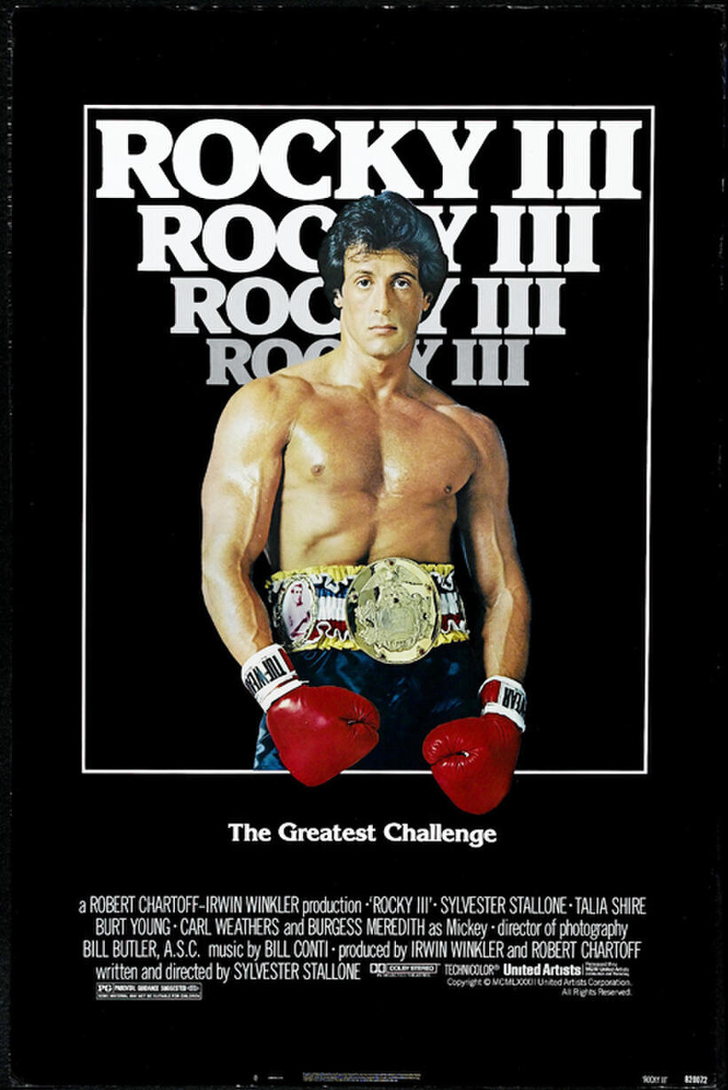 Poster art for "Alamo Drafthouse & Fandango Present – The Summer of 1982: Rocky III."
