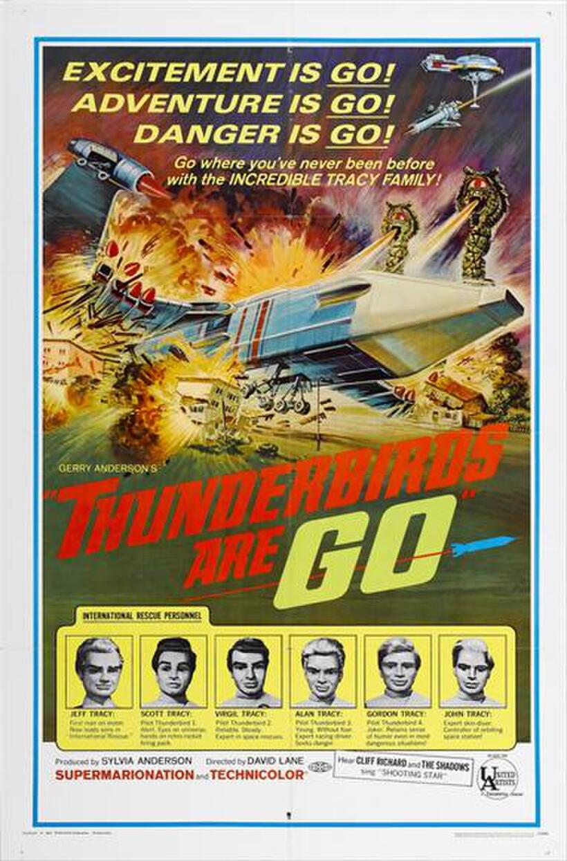 Poster art for "Thunderbirds Are Go."