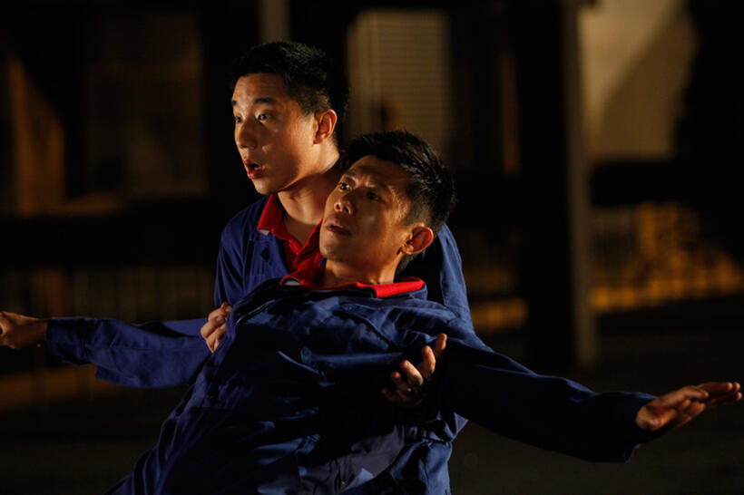 Jaycee Chan and Xia Yu in "Double Trouble."