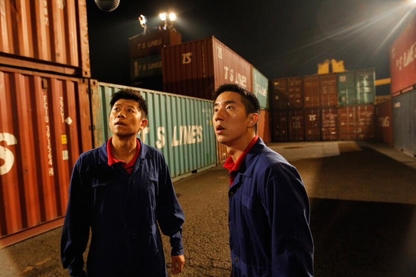 Xia Yu and Jaycee Chan in "Double Trouble."