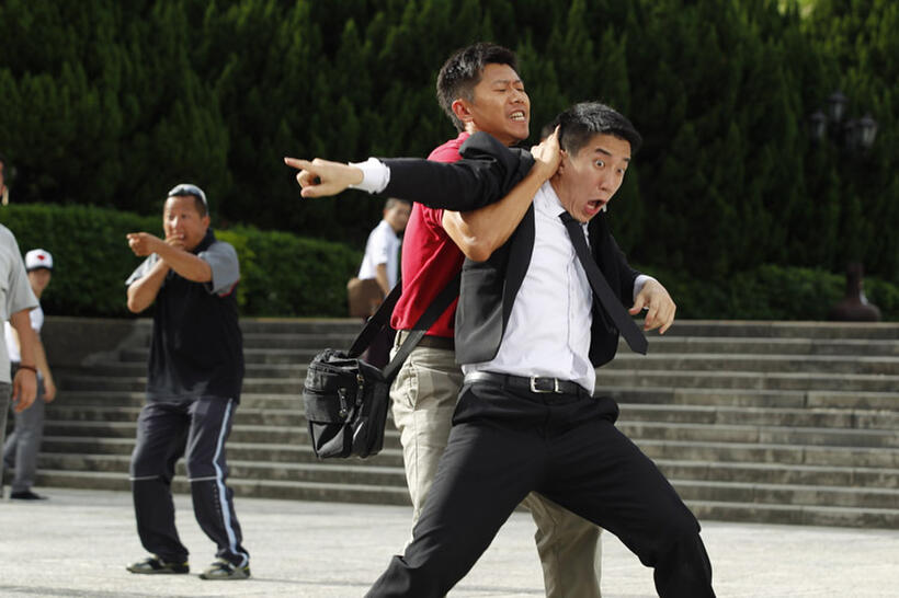 Jaycee Chan and Xia Yu in "Double Trouble."