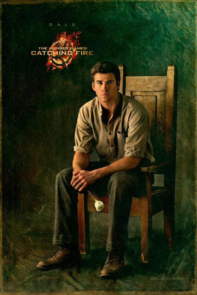 Character poster for "The Hunger Games: Catching Fire."