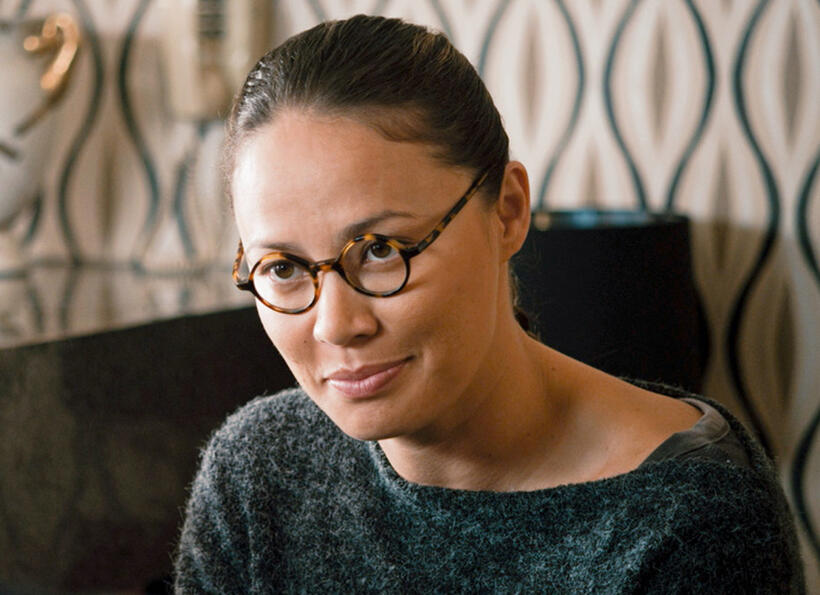 Moon Bloodgood as Vera in "The Sessions."