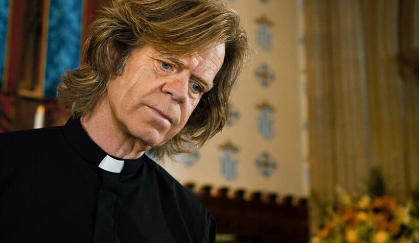 William H. Macy as Father Brendan in "The Sessions."