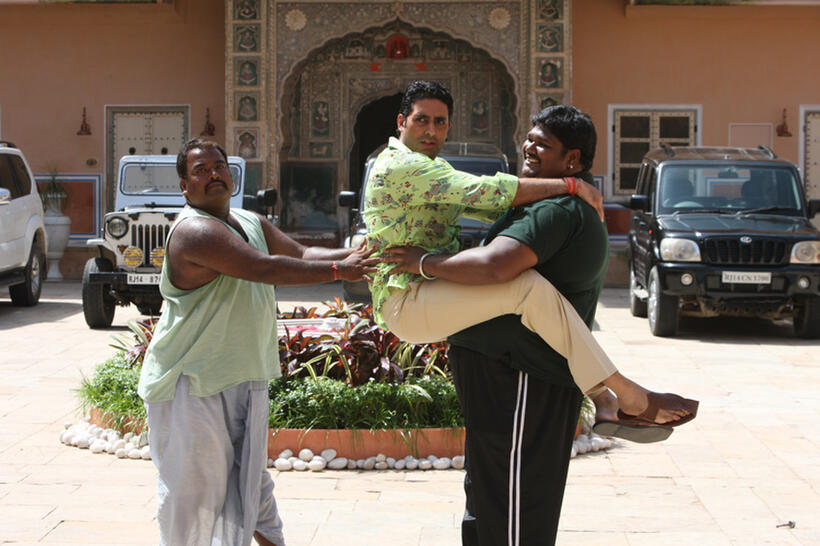 Abhishek Bachchan in "Bol Bachchan."