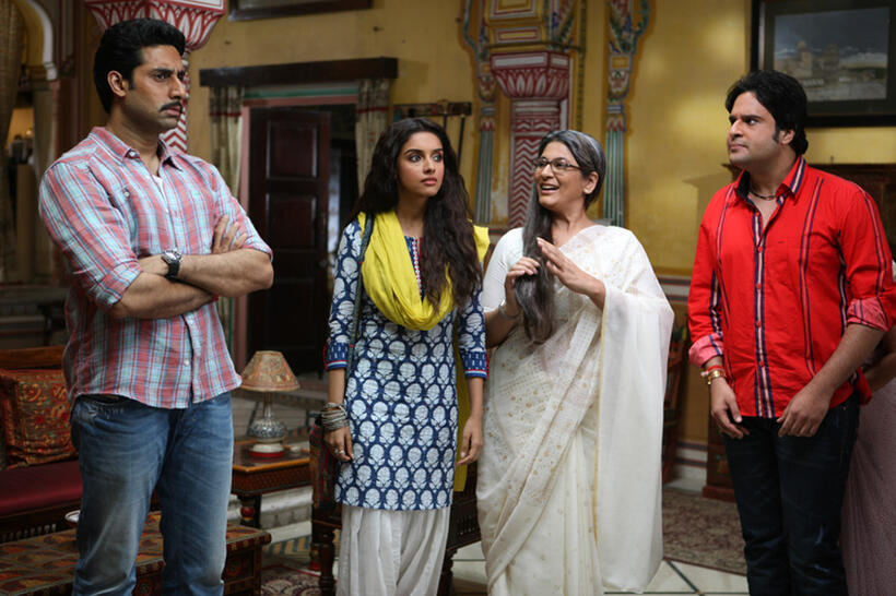 Abhishek Bachchan and Asin Thottumkal in "Bol Bachchan."