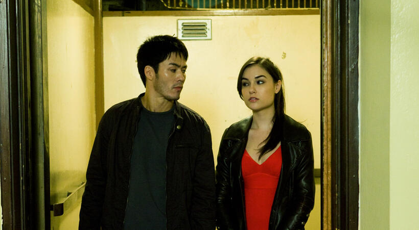 Jason Yee and Sasha Grey in "The Girl From The Naked Eye."