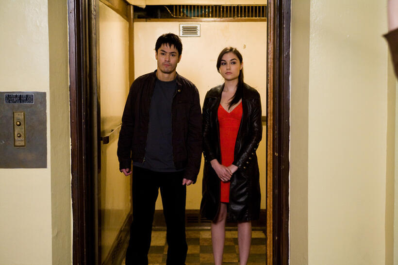 Jason Yee and Sasha Grey in "The Girl From The Naked Eye."