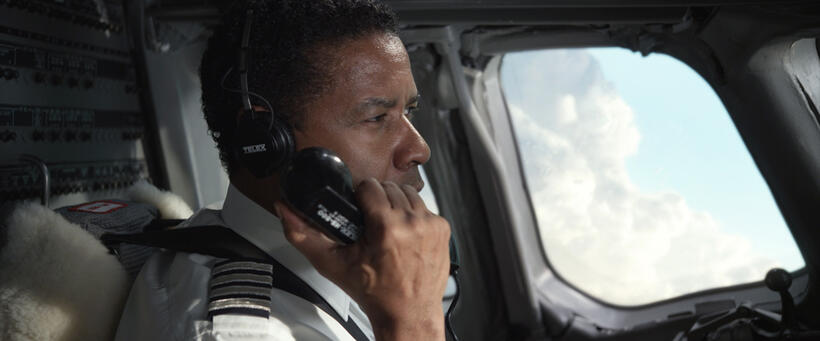 Denzel Washington as Whip Whitaker in "Flight."