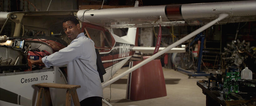 Denzel Washington as Whip Whitaker in "Flight."
