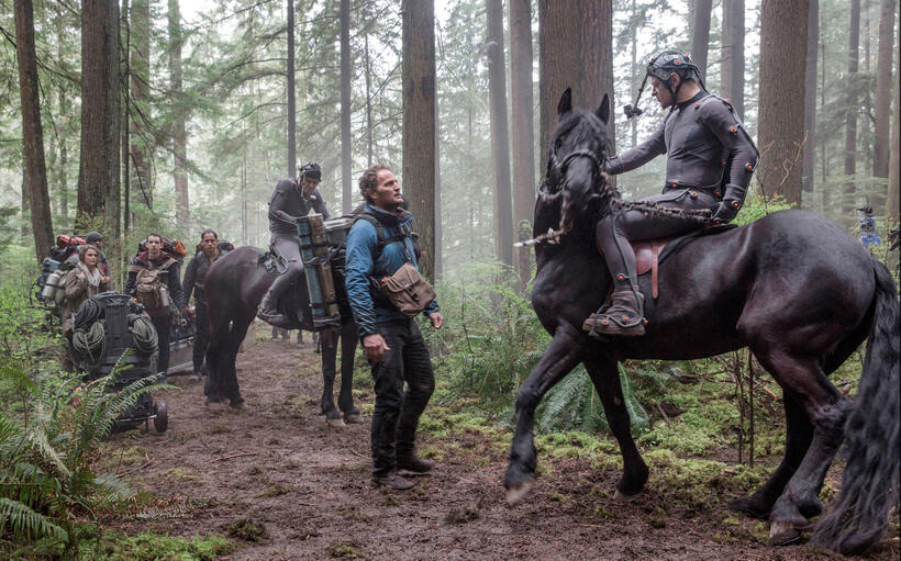 A scene from "Dawn of the Planet of the Apes."