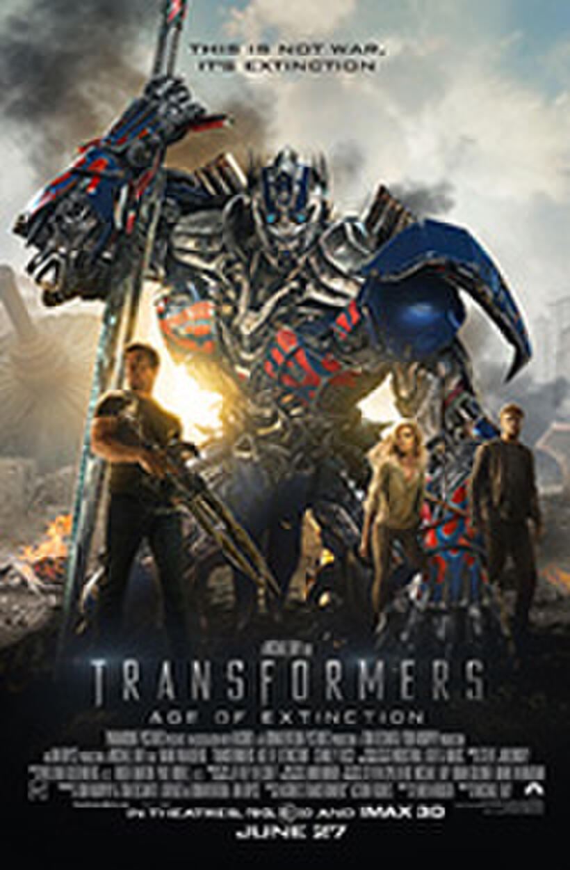 Poster art for "Transformers: Age of Extinction."