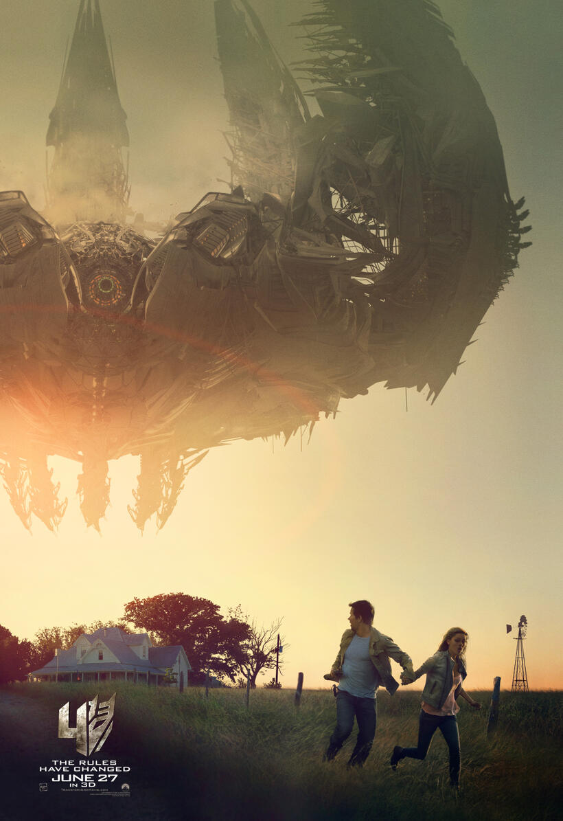 Poster art for "Transformers: Age of Extinction."