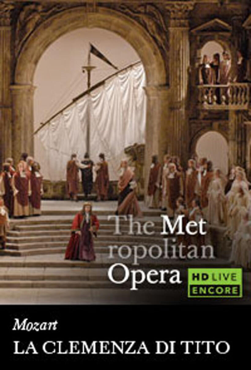 Poster art for "The Metropolitan Opera: La Clemenza di Tito Encore."
