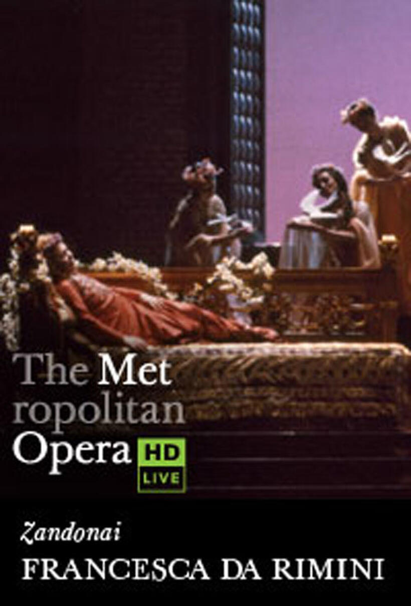 Poster art for "The Metropolitan Opera: Francesca da Rimini."