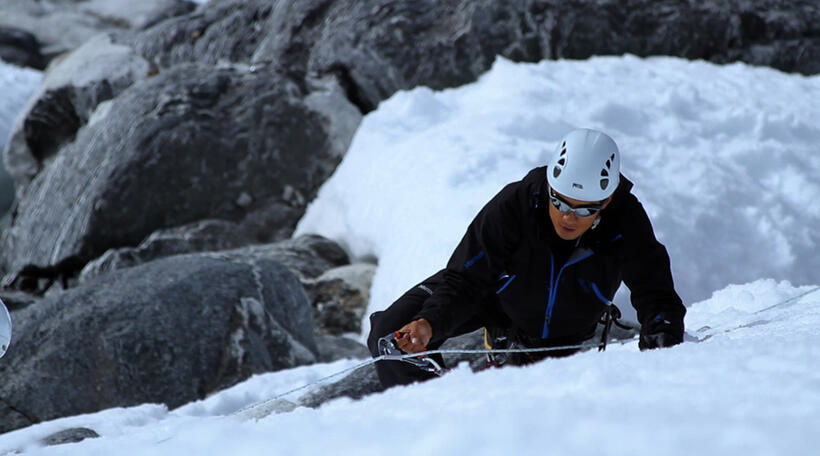 Steve Baskis in "High Ground."