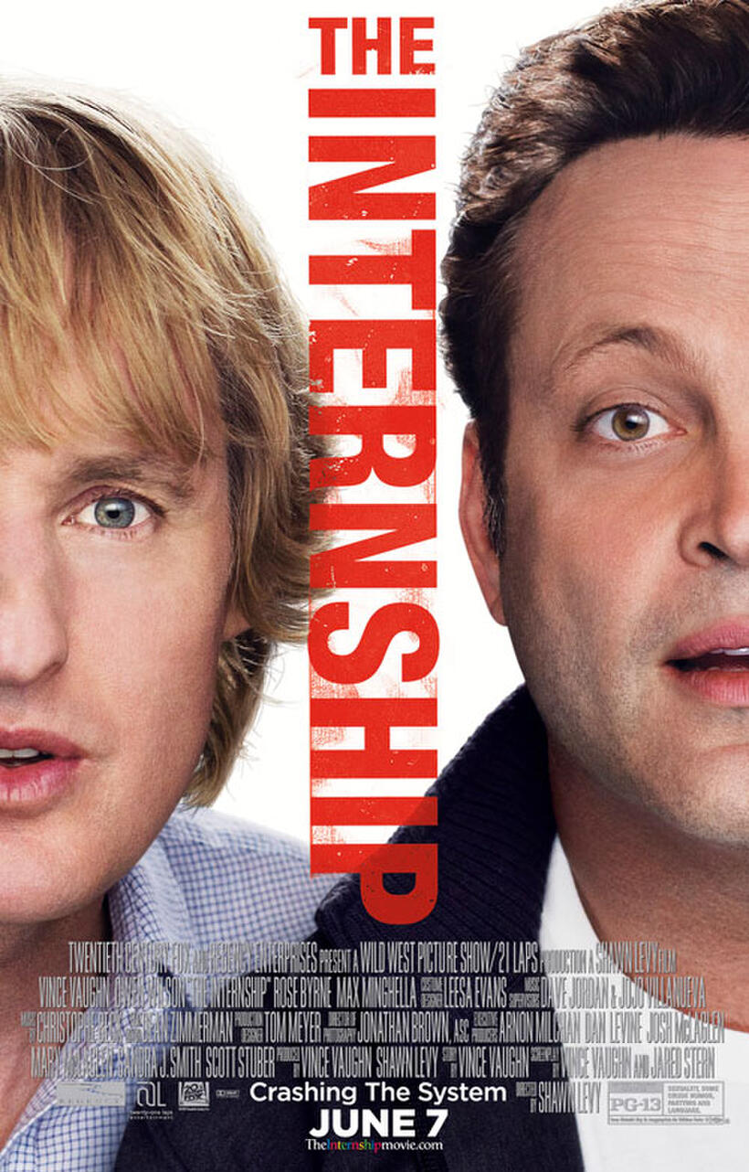 Poster art for "The Internship."