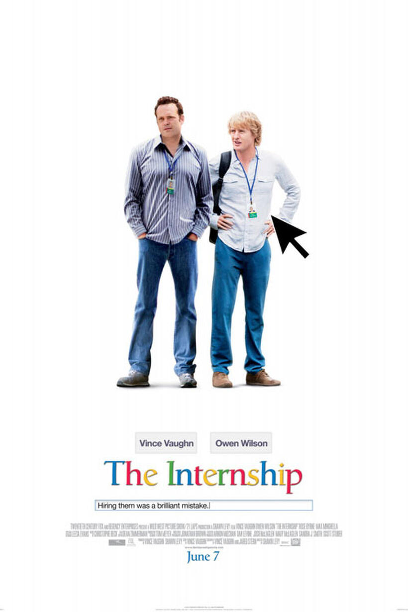 Poster art for "The Internship."