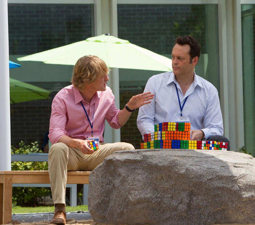 Owen Wilson as Nick and Vince Vaughn as Billy in "The Internship."