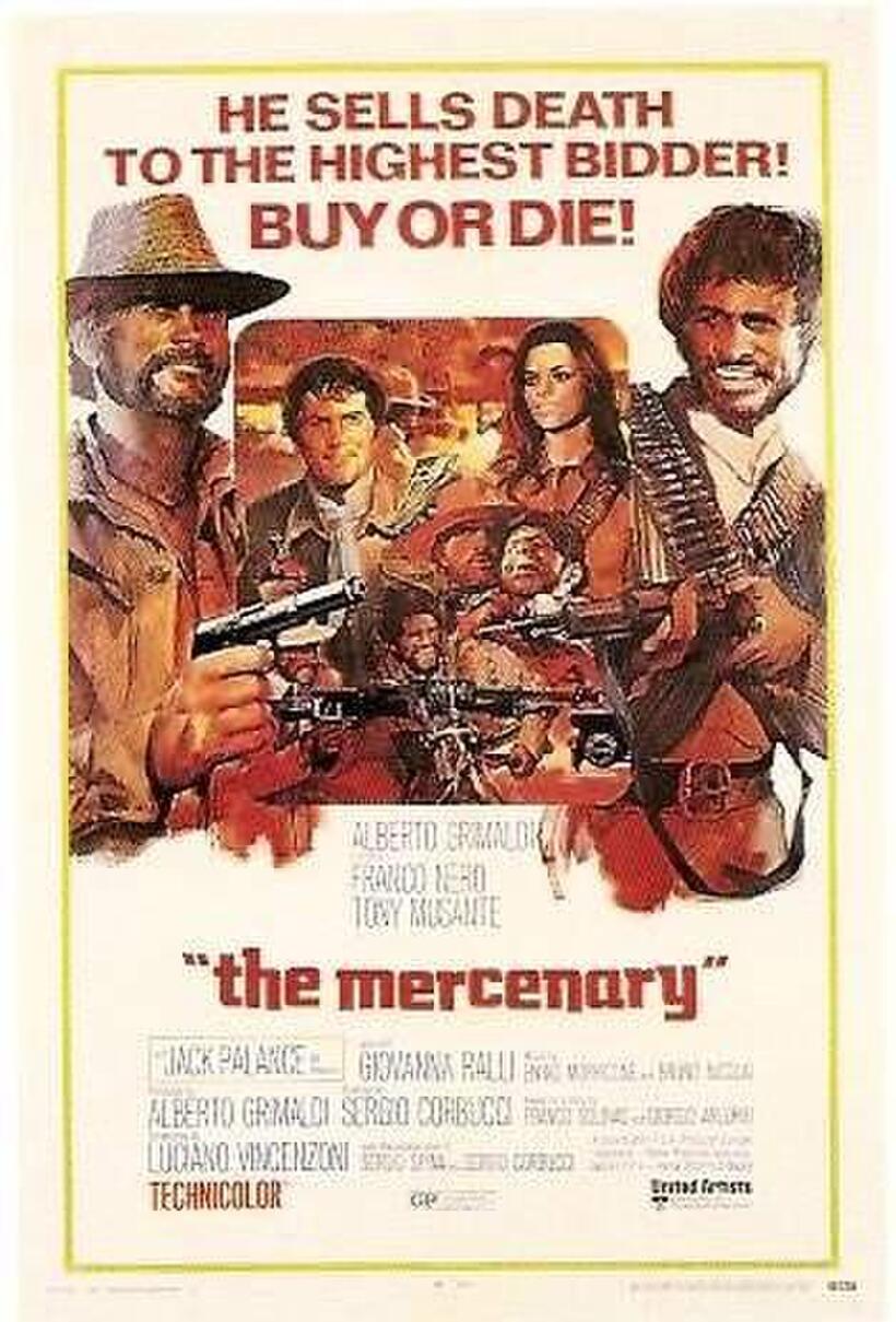Poster art for "The Mercenary."