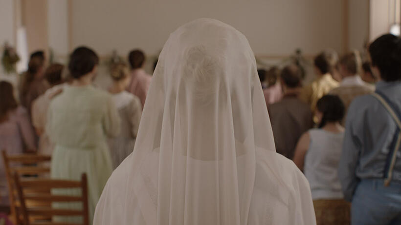 Julia Garner in "Electrick Children."