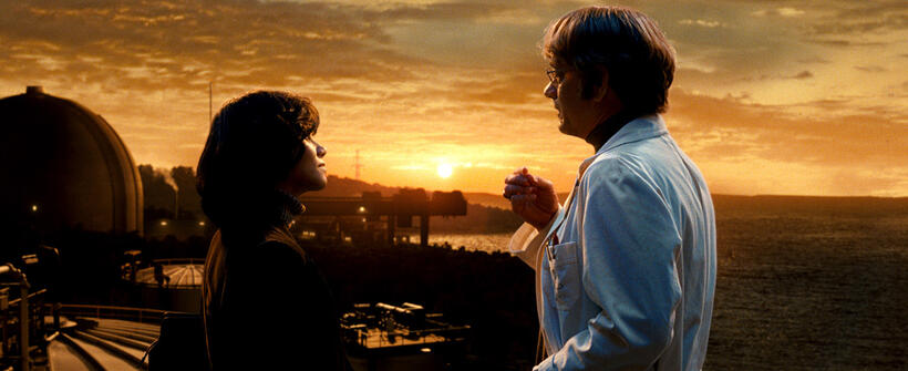 Halle Berry as Luisa Rey and Tom Hanks as Isaac Sachs in "Cloud Atlas."