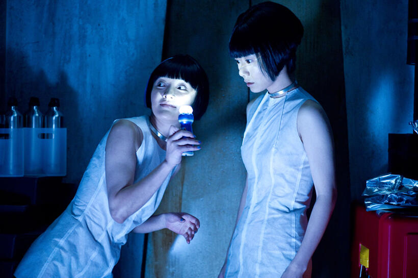 Xun Zhou as Yoona-939 and Bae Doo-na as Sonmi-451 in "Cloud Atlas."