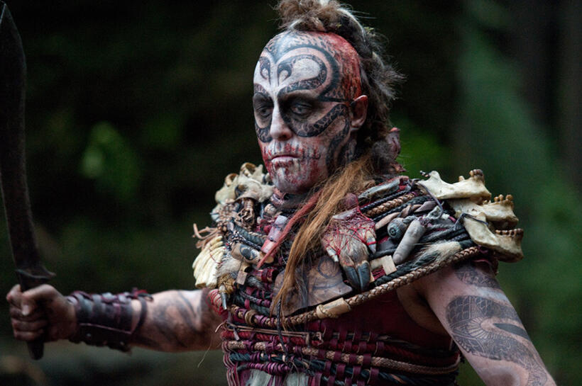 Hugh Grant as Kona Chief in "Cloud Atlas."