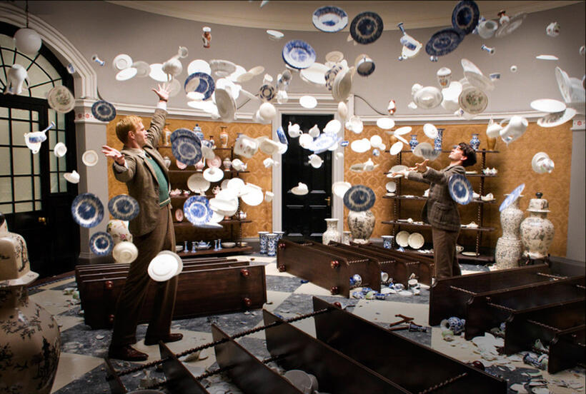 James D'Arcy as Young Rufus Sixsmith and Ben Whishaw as Robert Frobisher in "Cloud Atlas."