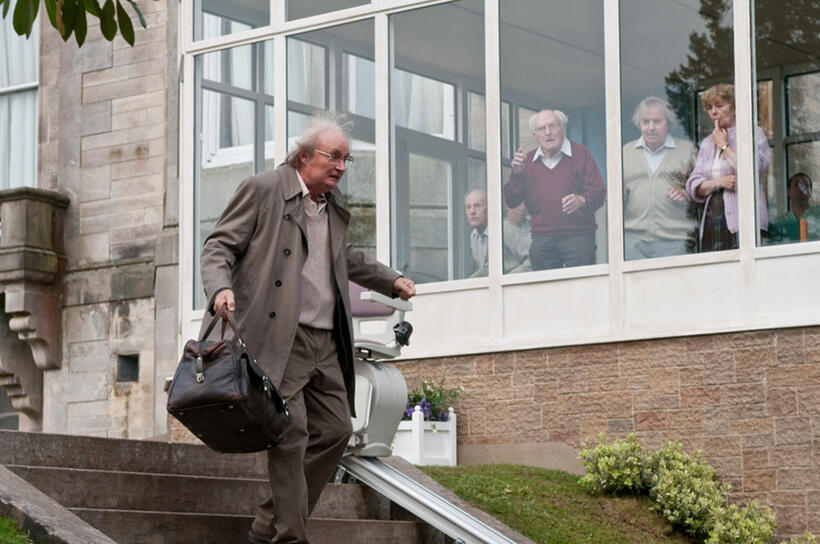 Jim Broadbent as Timothy Cavendish in "Cloud Atlas."