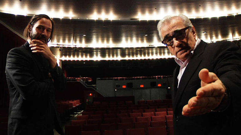 Keanu Reeves and Martin Scorsese in "Side by Side."