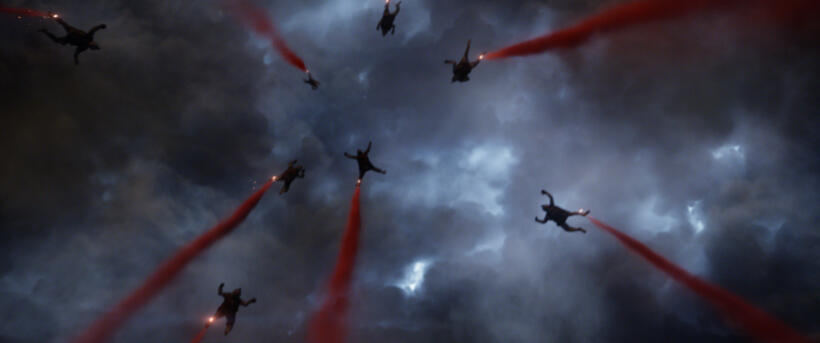 A scene from "Godzilla."