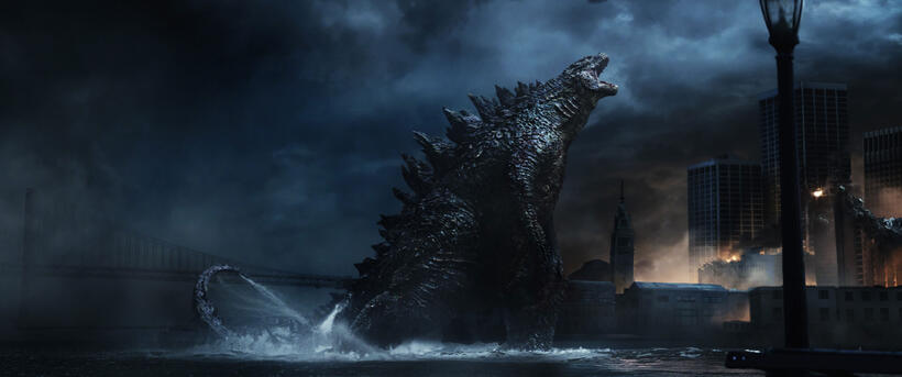 A scene from "Godzilla."