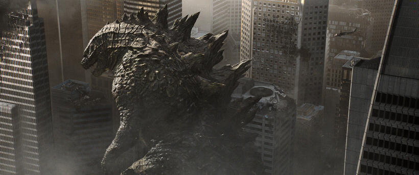 A scene from "Godzilla."