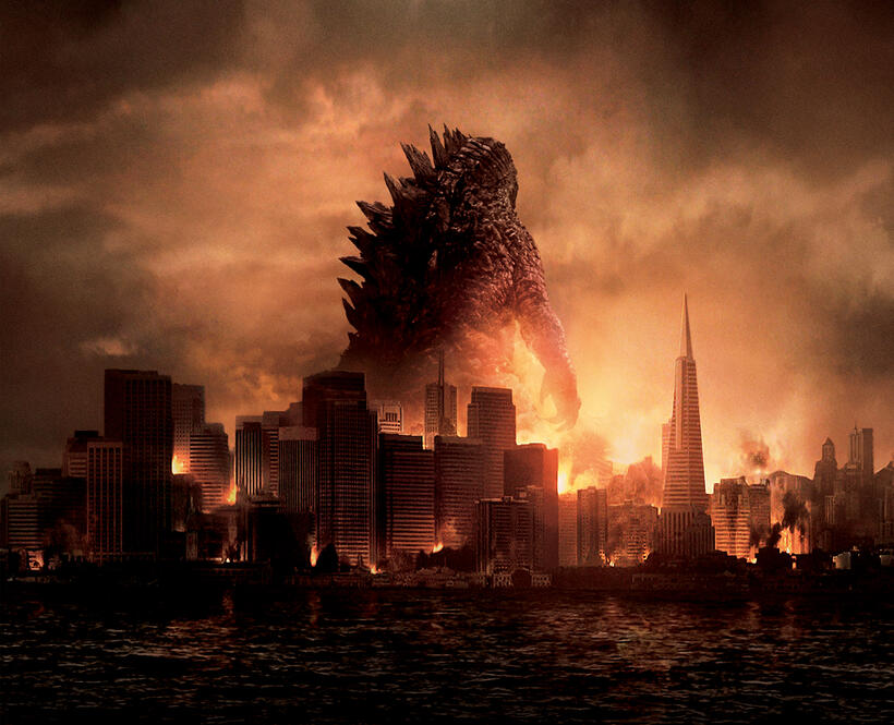 A scene from "Godzilla."
