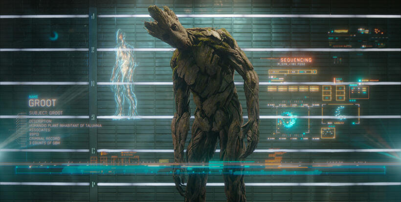 Groot voiced by Vin Diesel in "Guardians of the Galaxy."