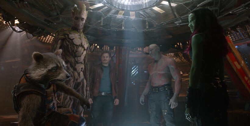 A scene from "Guardians of the Galaxy."