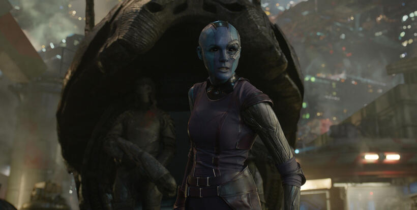 Karen Gillan as Nebula in "Guardians of the Galaxy."