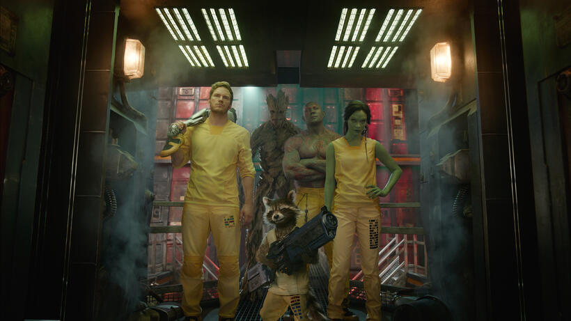 A scene from "Guardians of the Galaxy."