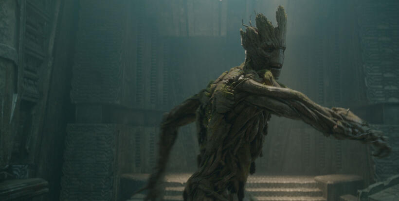Groot voiced by Vin Diesel in "Guardians of the Galaxy."