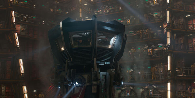 A Scene from "Guardians of the Galaxy."