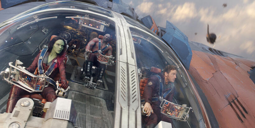 A scene from "Guardians of the Galaxy."