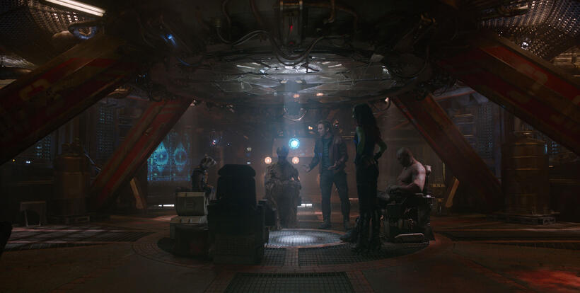 A scene from "Guardians of the Galaxy."