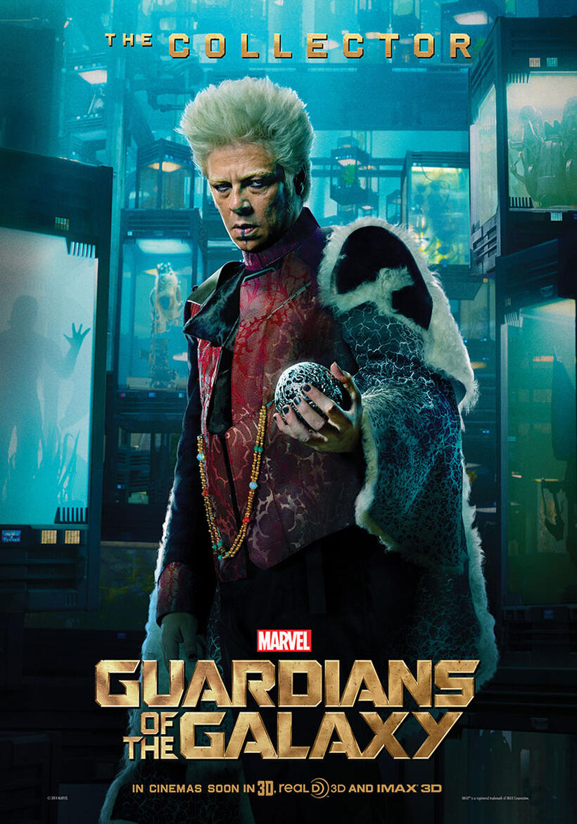 Character poster for "Guardians of the Galaxy."
